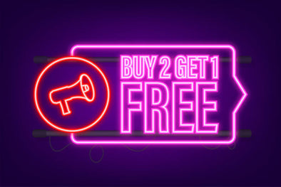 Buy 2 Get 1 Free