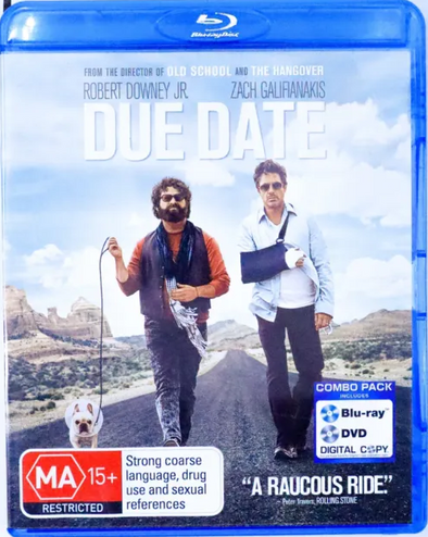 Due Date (2010) Blu Ray