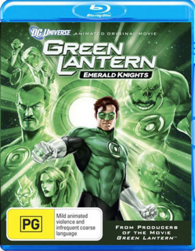 Green Lantern Emerald Knights (2011) Blu Ray