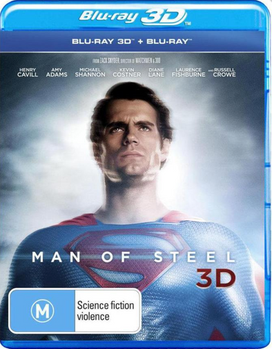 Man of Steel (2013) 3D Blu Ray