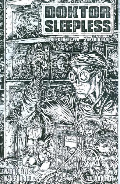 Doktor Sleepless (2007) #08 (Wraparound Cover)