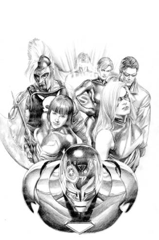 Avengers Invaders (2008) #08 (Alex Ross Sketch Variant)