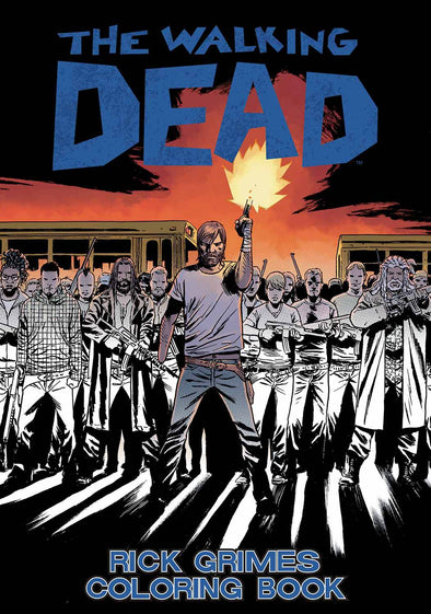 Walking Dead Rick Grimes Adult Colouring Book TP
