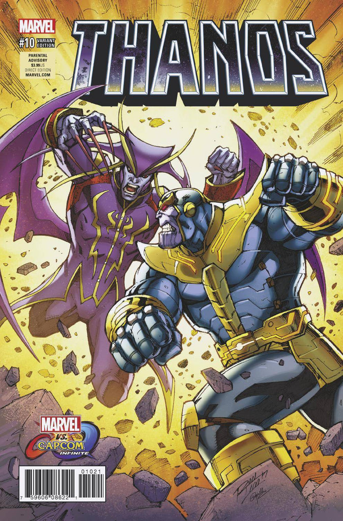 Thanos (2016) #10 (Lim Marvel vs Capcom Variant) – Incognito Comics