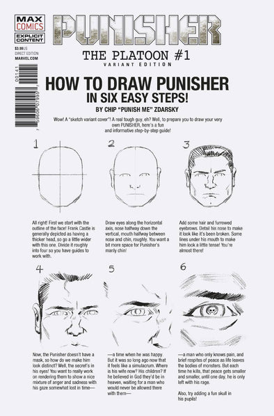 Punisher Platoon (2017) #01 (Chip Zdarsky How to Draw)