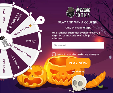Spin to Win Halloween Games