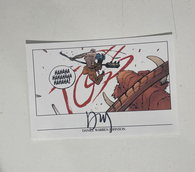 Murder Falcon HC Signed Book Plate Sticker