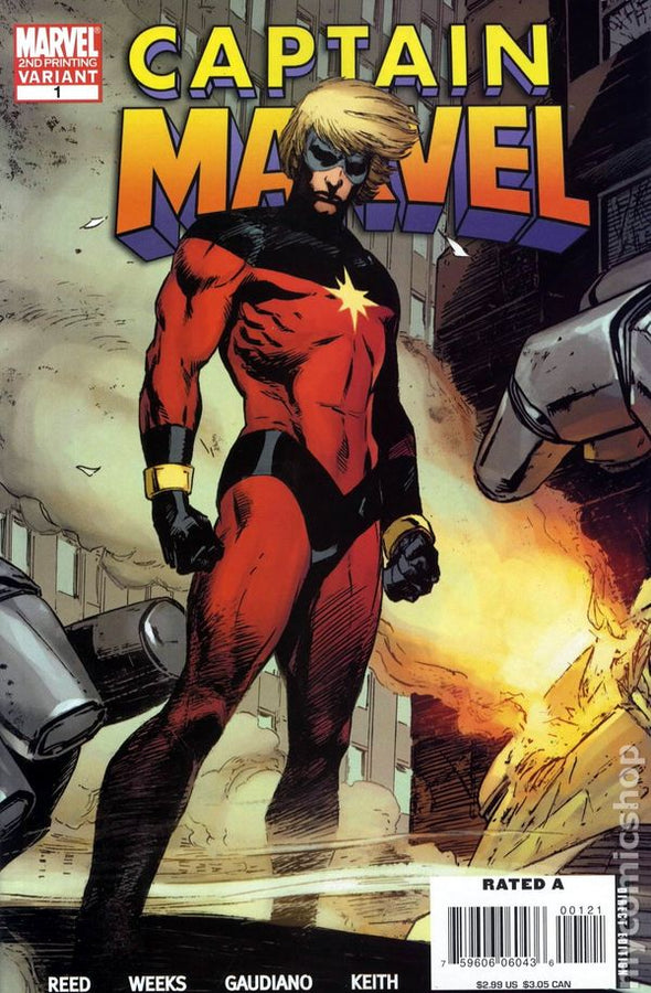 Captain Marvel (2007) #01 (of 5) (2nd Printing)