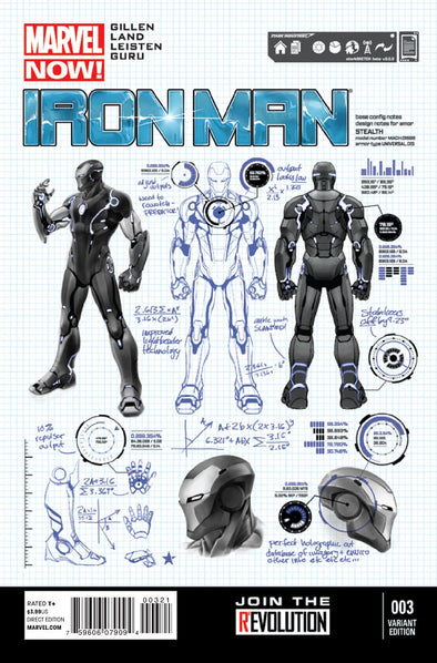 Iron Man (2012) #03 (Carlo Pagulayan Design Variant)