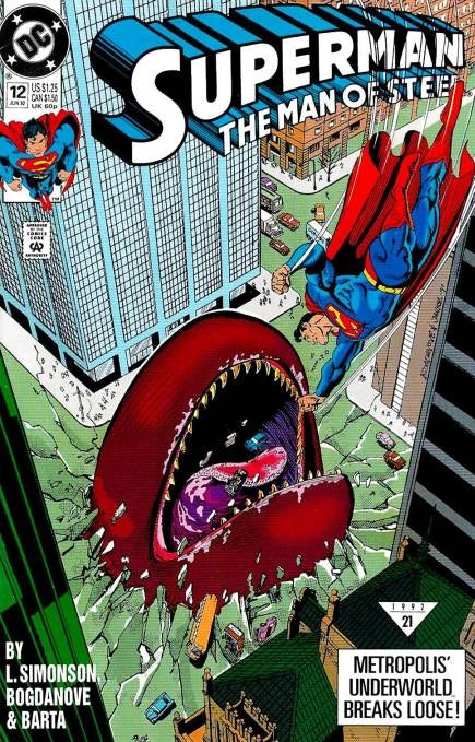 Superman Man of Steel (1991) #012