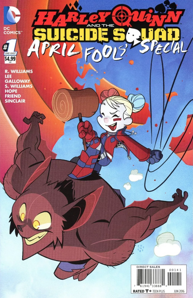 Harley Quinn and the Suicide Squad April Fool's Special (2016) #01 (Sean 'Cheeks' Galloway Variant)