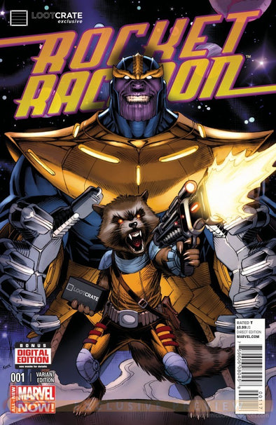 Rocket Raccoon (2014) #01 (Loot Crate Dale Keown Variant)