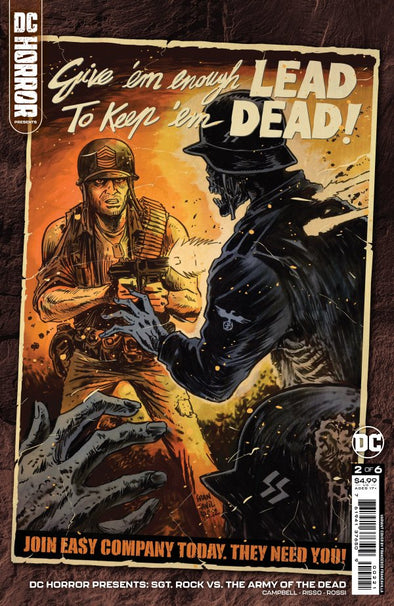 DC Horror Presents Sgt. Rock vs. the Army of the Dead (2022) #02 (Francavilla Variant)