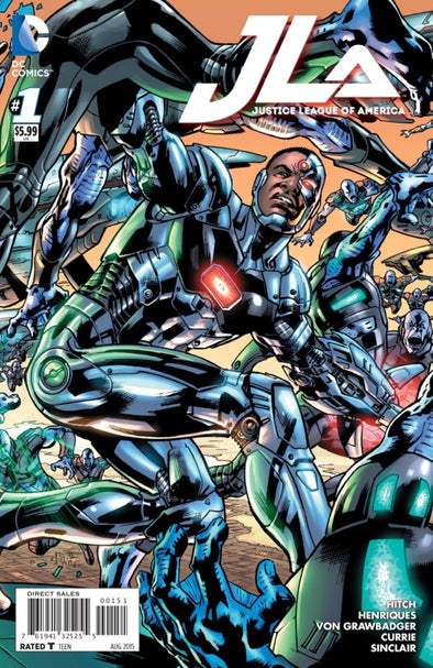 Justice League of America (2015) #01 (Bryan Hitch Cyborg Variant)