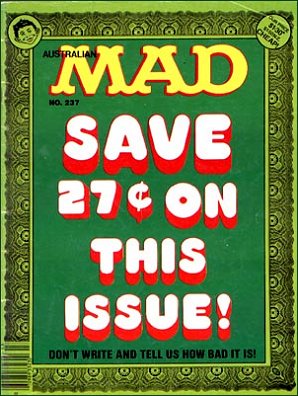 Mad Magazine Australia (1980) #237