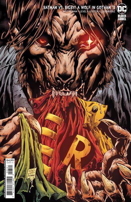 Batman vs Bigby a Wolf in Gotham (2021) #03 (Brian Level, Jay Leisten Variant)