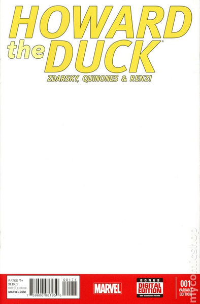 Howard The Duck (2014) #01 (Blank Variant)