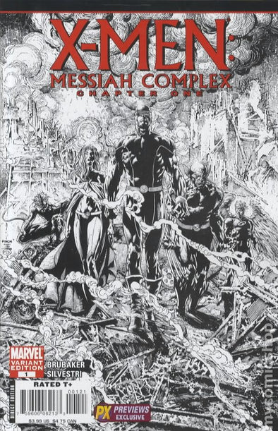 X-Men Messiah Complex (2007) #01 (B&W Variant)