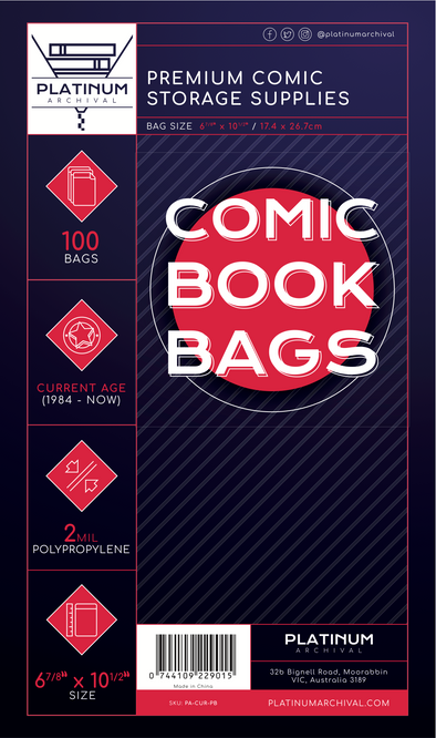 Current Polypropylene Comic Bags