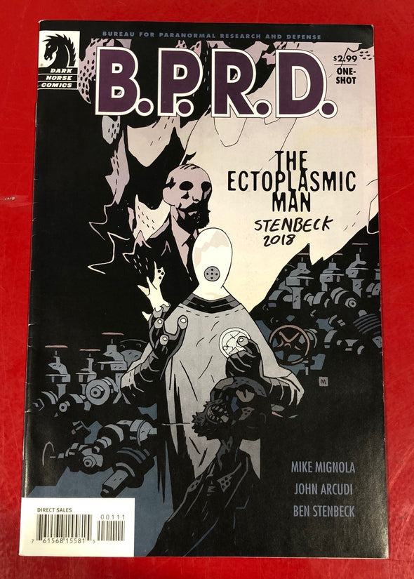 B.P.R.D. The Ectoplasmic Man #01 (Signed by Ben Stenbeck + COA)