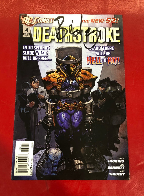Deathstroke (2011) #04 (Signed by Simon Bisley + COA)