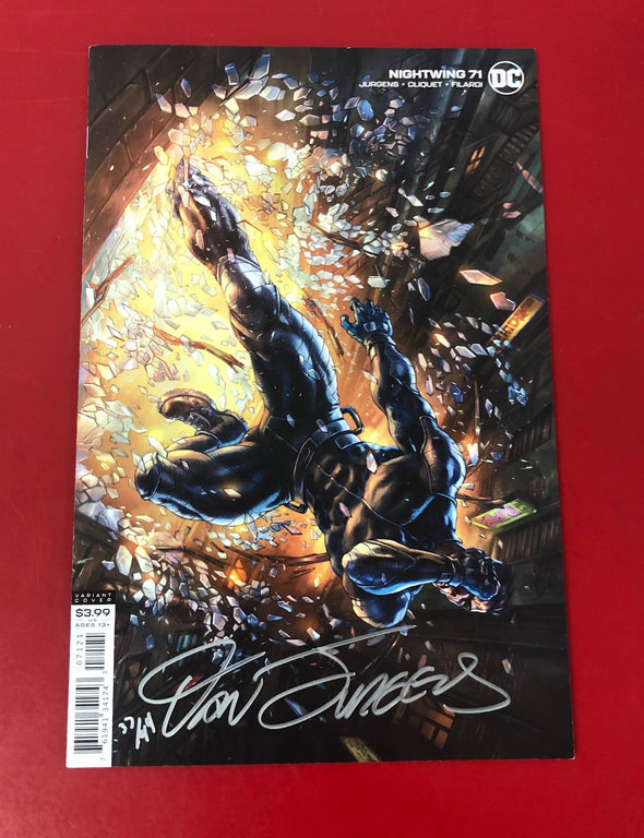 Nightwing (2016) #71 (DF Signed by Dan Jurgens Alan Quah Variant + COA)