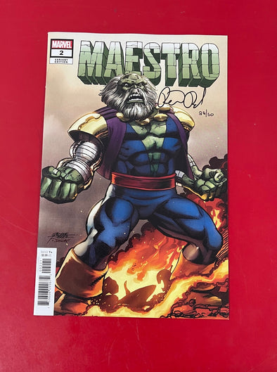Maestro (2020) #02 (George Perez Variant) (DF Signed by Peter David + COA)