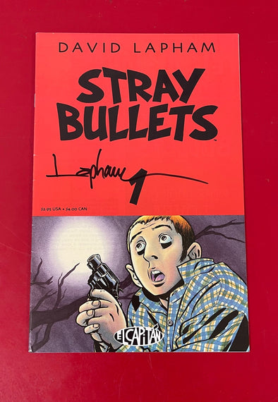 Stray Bullets (1995) #01 (Signed by David Lapham)
