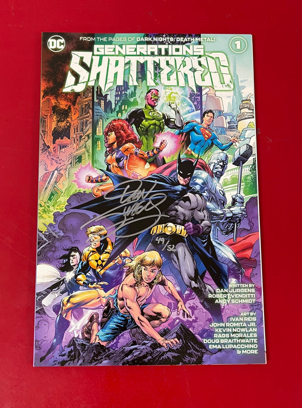 Generations Shattered (2021) #01 (DF Signed by Dan Jurgens + COA)