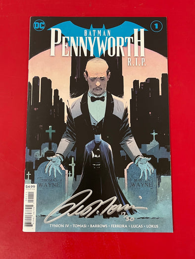 Batman Pennyworth R.I.P. (2020) #01 (DF Signed by Peter Tomasi + COA)
