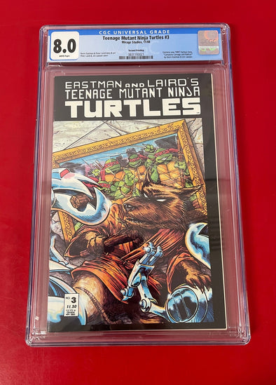 Teenage Mutant Ninja Turtles (1984) #03 (2nd Printing) (CGC 8.0 Graded)