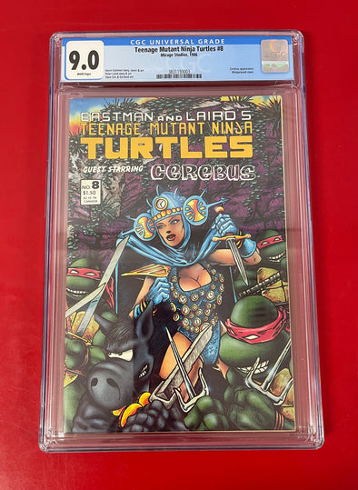 Teenage Mutant Ninja Turtles (1984) #08 (CGC 9.0 Graded)