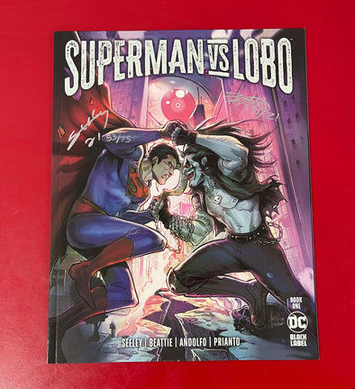 Superman Vs Lobo (2021) #01 (of 3) (DF Signed by Tim Seeley + COA)