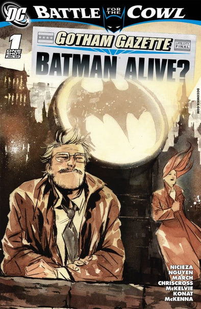 Batman Battle for the Cowl Gotham Gazette Batman Alive (2009) #01