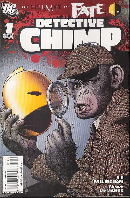 Helmet of Fate Detective Chimp (2007) #01