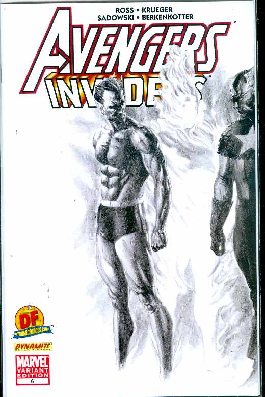 Avengers Invaders (2008) #06 (Alex Ross Sketch Variant)