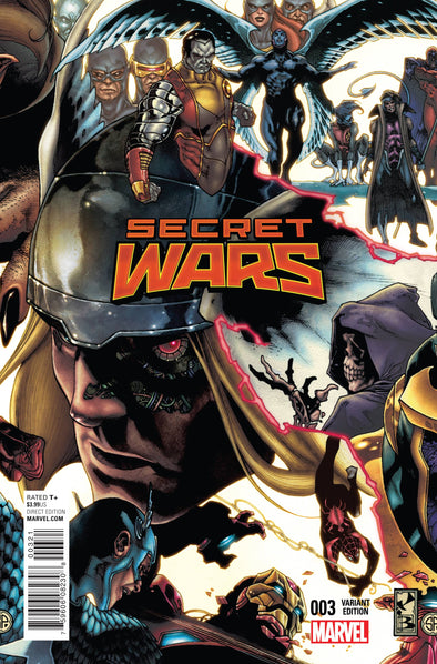 Secret Wars (2015) #03 (Simone Bianchi Wraparound Variant)