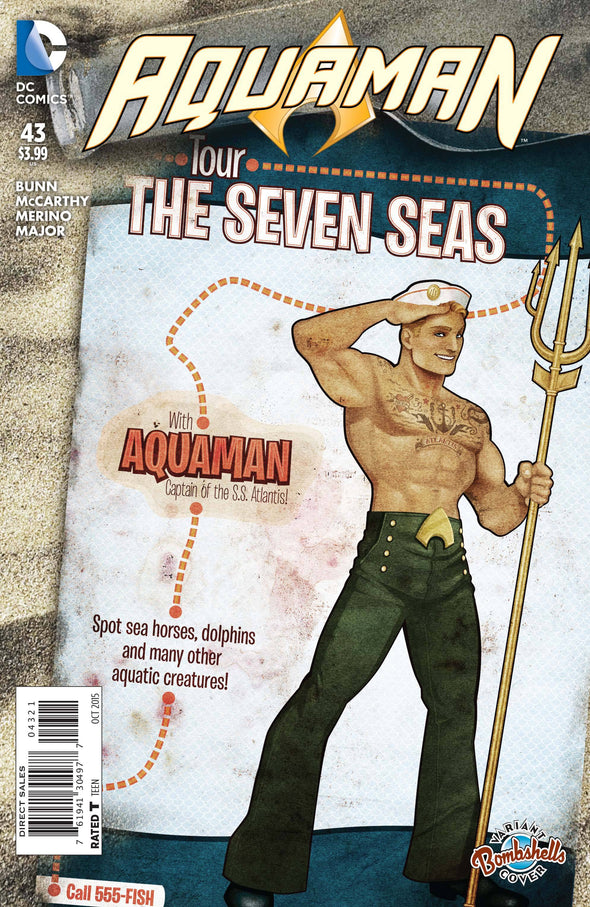 Aquaman (2011) #43 (Bombshells Variant)