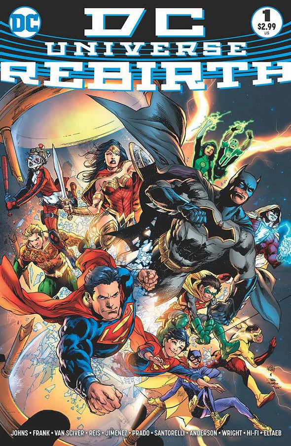 DC Universe Rebirth (2016) #01 (Midnight Release Variant)