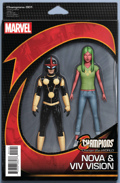 Champions (2016) #01 (Action Figure Variant)