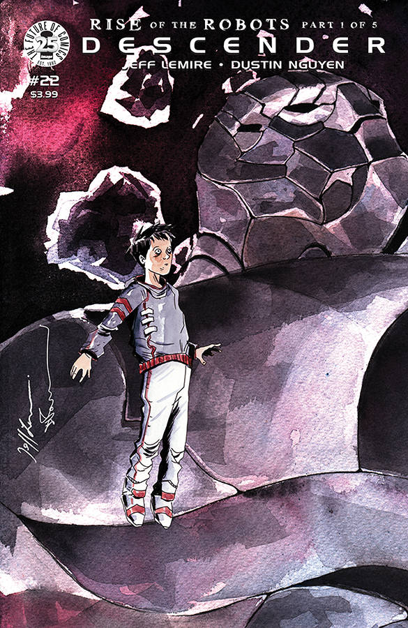 Descender (2015) #22 (Interlocking Cover)