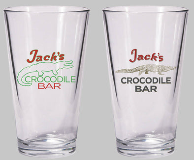 American Gods Jack's Crocodile Bart Pint Glass Set