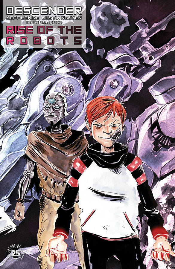 Descender (2015) #24 (Interlocking Cover)
