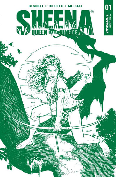 Sheena (2017) #01 (Ryan Sook Green Sketch Variant)