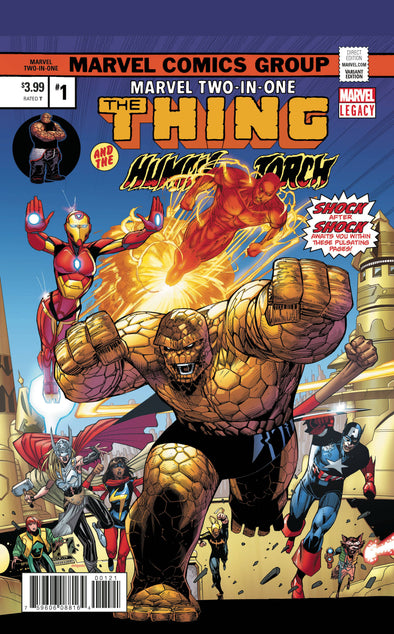 Marvel Two-In-One (2017) #01 (Jon Malin Lenticular Variant)