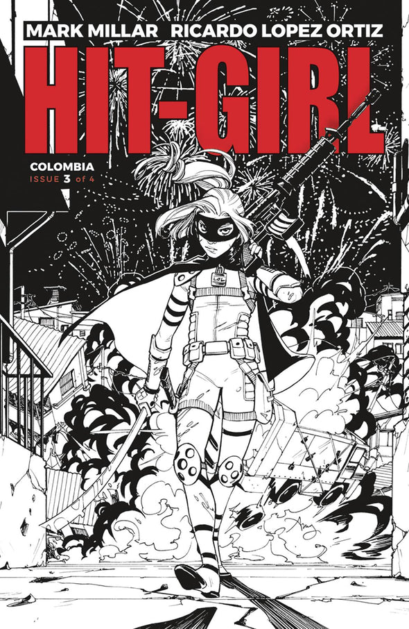 Hit-Girl (2018) #03 (B&W Variant)