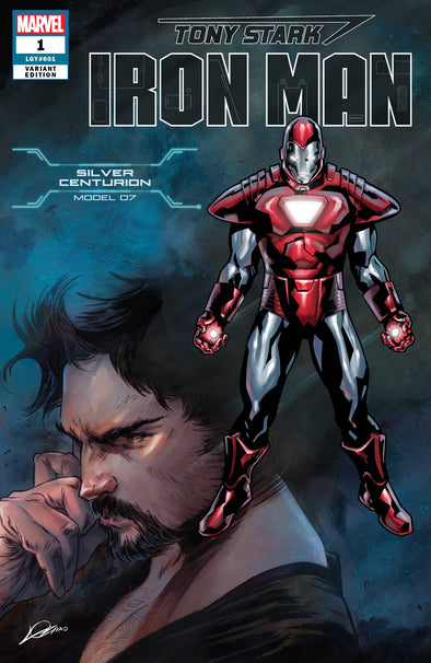 Tony Stark Iron Man (2018) #01 (Silver Centurion Armor Variant)