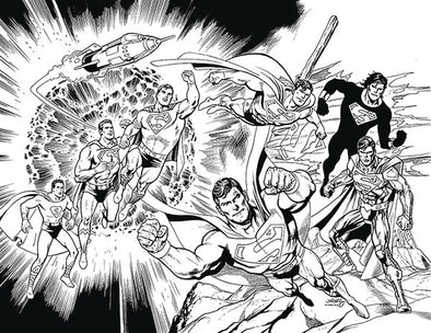 Action Comics (2016) #1000 (DF EX B&W Dan Jurgens Variant)
