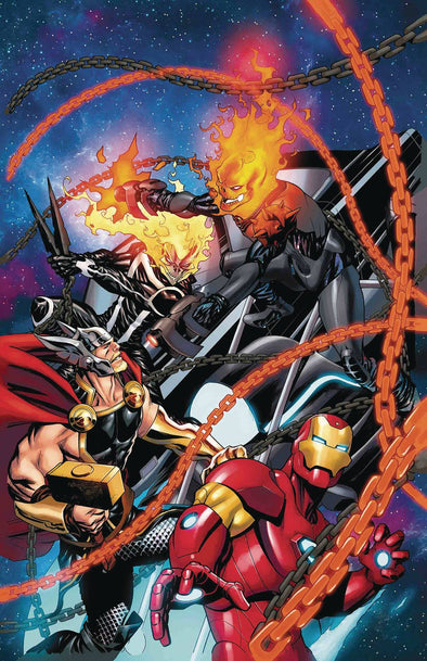 Avengers (2018) #008 (Mike McKone Cosmic Ghost Rider Variant)