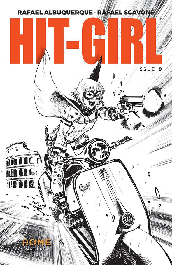 Hit-Girl (2018) #09 (B&W Variant)